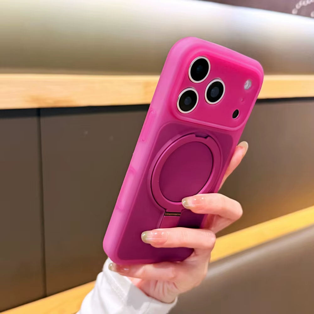 SnapStand Matte Silicone iPhone Case
