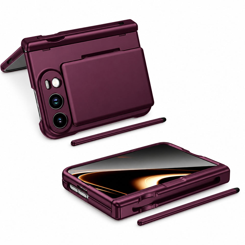 Premium Protective iPhone Duo Case with Card Slot & Kickstand