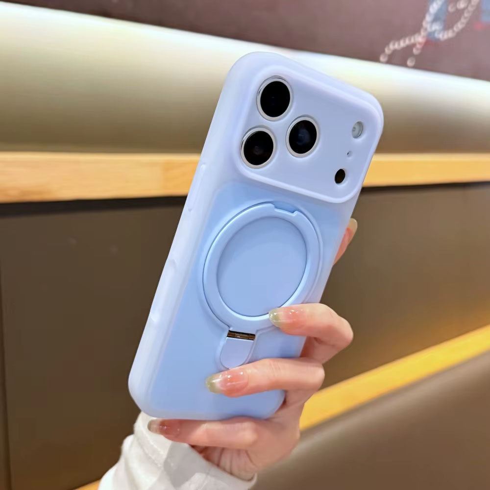 SnapStand Matte Silicone iPhone Case