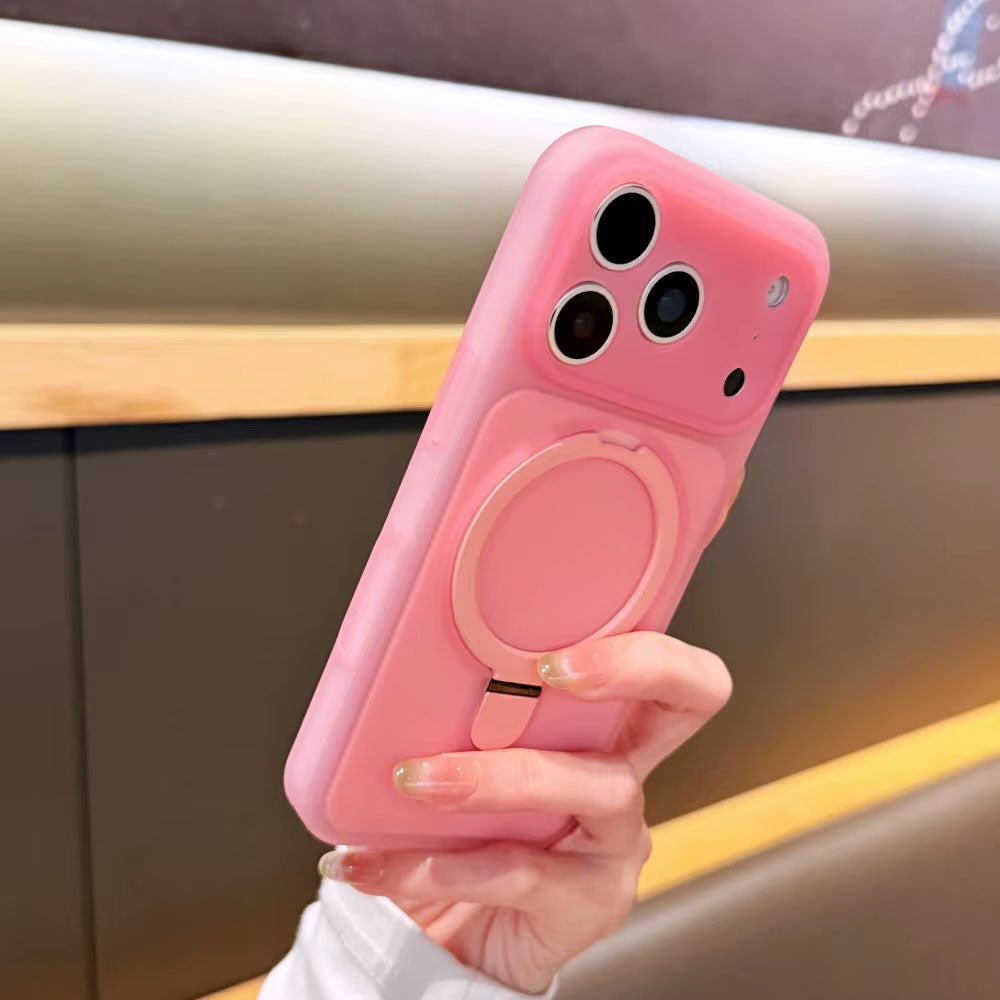 SnapStand Matte Silicone iPhone Case