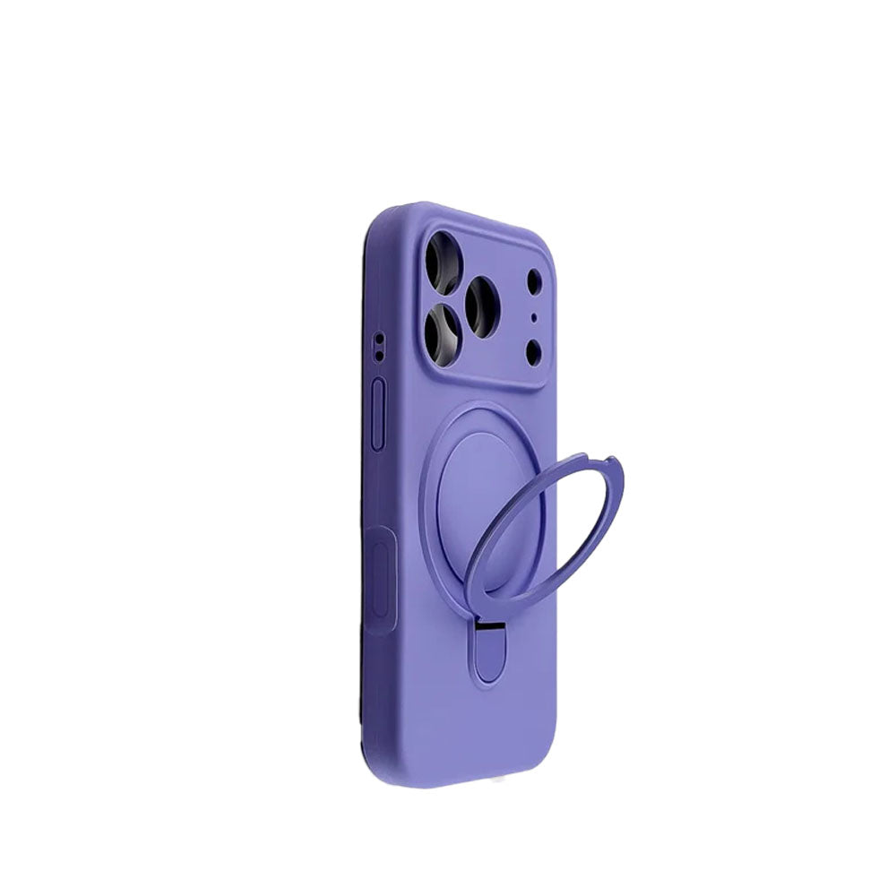 FlexStand Silicone iPhone Case with Magnetic Stand