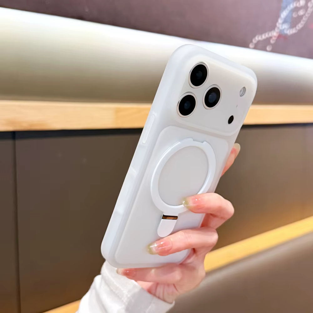 SnapStand Matte Silicone iPhone Case