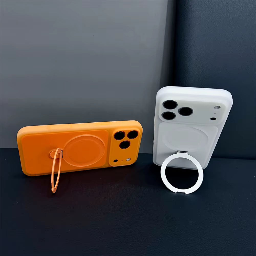 SnapStand Matte Silicone iPhone Case