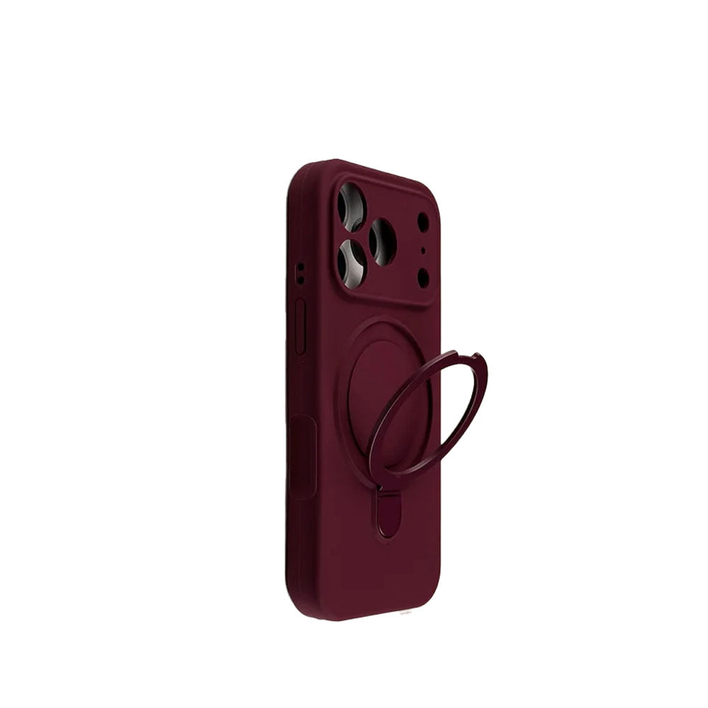 FlexStand Silicone iPhone Case with Magnetic Stand