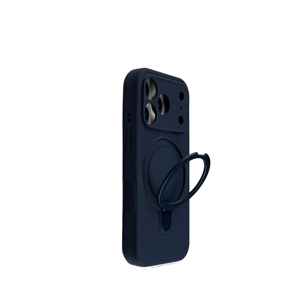 FlexStand Silicone iPhone Case with Magnetic Stand