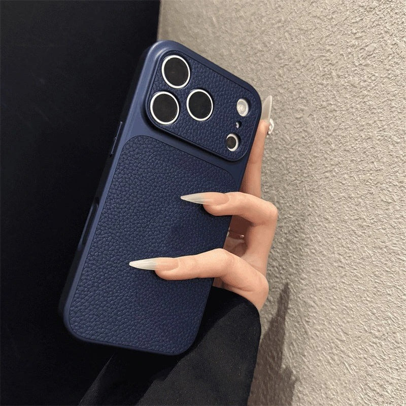 Premium Leather Texture iPhone Case