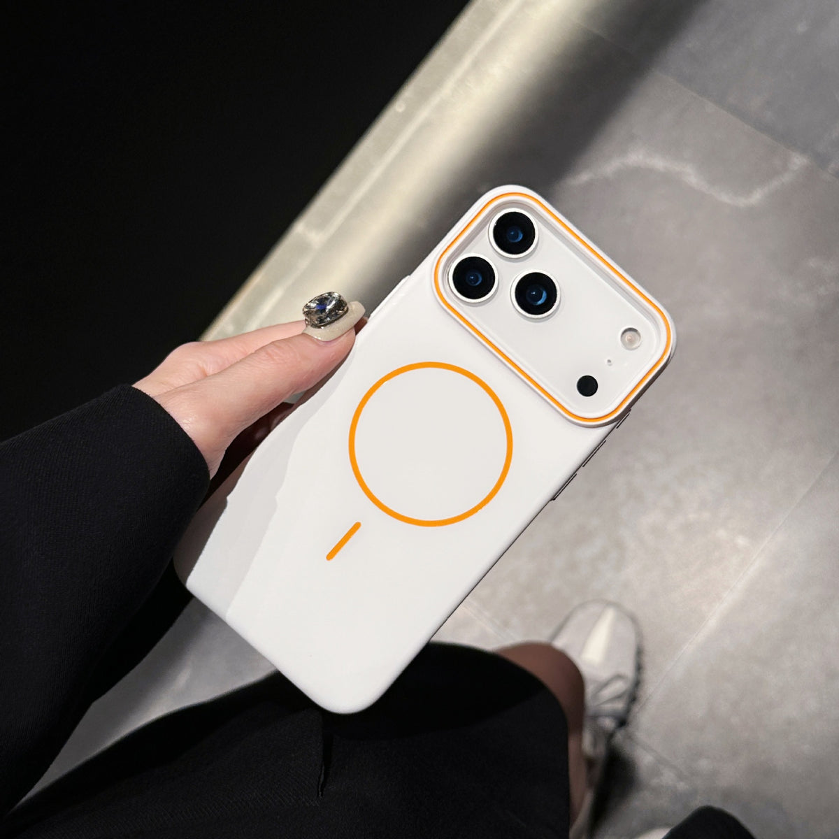 Premium iPhone Case with Magnetic Grip & Anti-Drop Protection