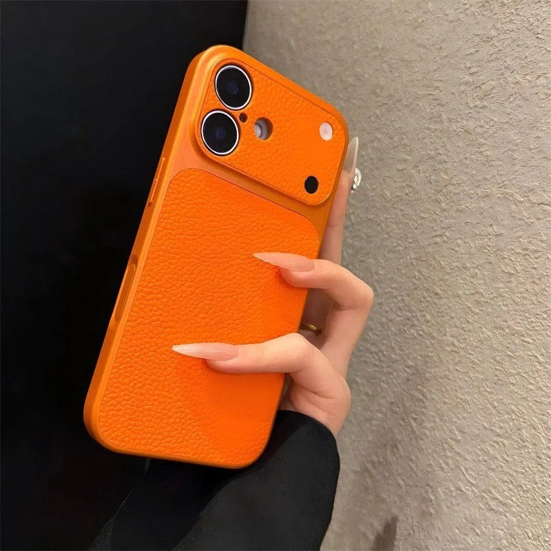 Premium Leather Texture iPhone Case