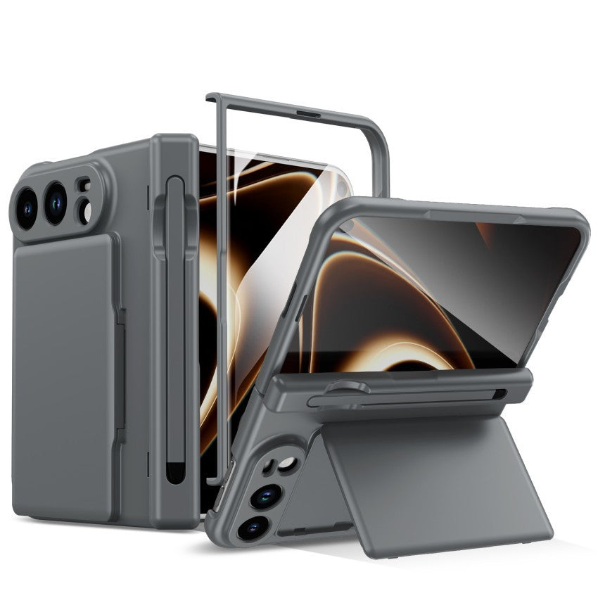Premium Protective iPhone Duo Case with Card Slot & Kickstand