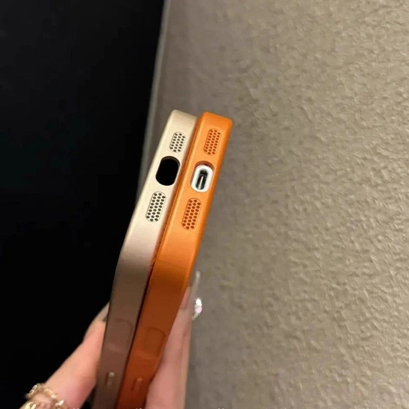Premium Leather Texture iPhone Case
