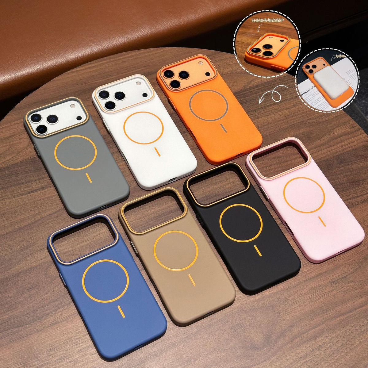 Premium iPhone Case with Magnetic Grip & Anti-Drop Protection