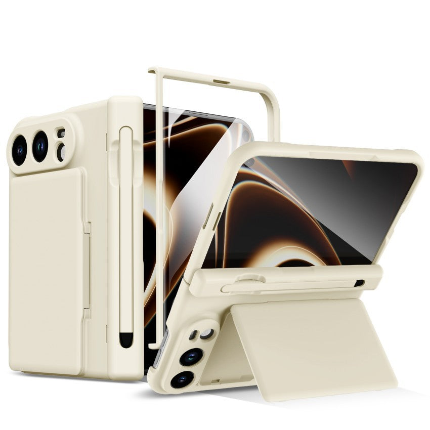 Premium Protective iPhone Duo Case with Card Slot & Kickstand