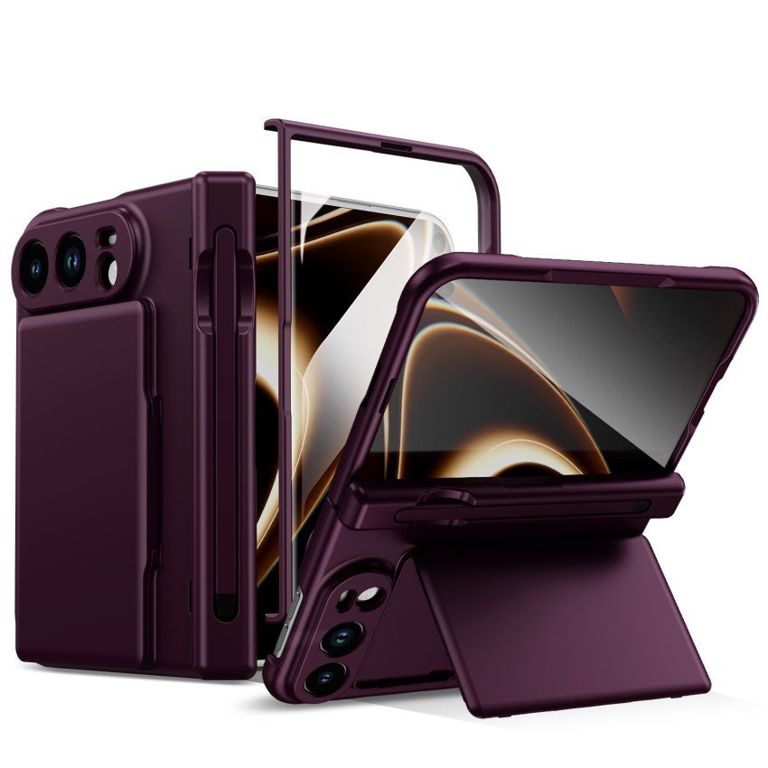 Premium Protective iPhone Duo Case with Card Slot & Kickstand