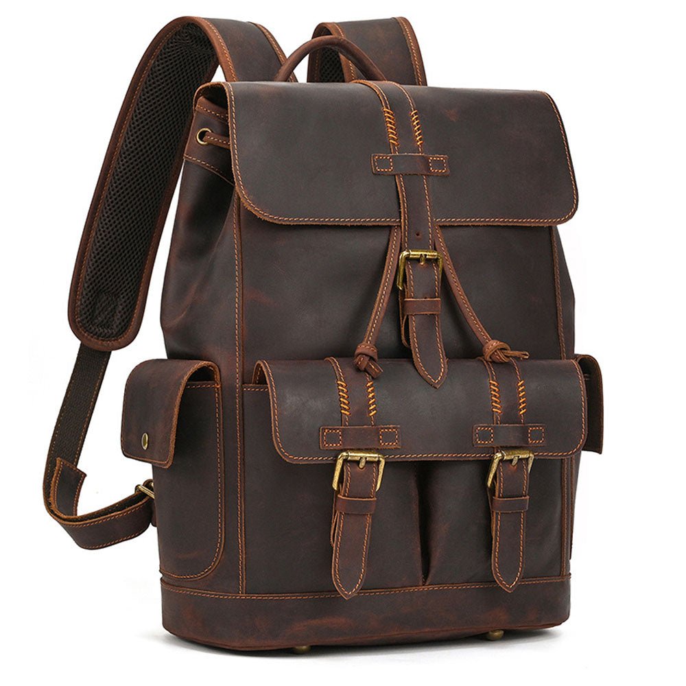 ArcStrap Leather Backpack - Moderno Collections