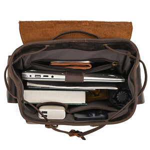 Thumbnail for ArcStrap Leather Backpack - Moderno Collections