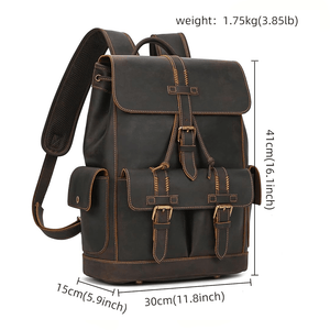 Thumbnail for ArcStrap Leather Backpack - Moderno Collections
