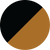 Black with Light Brown