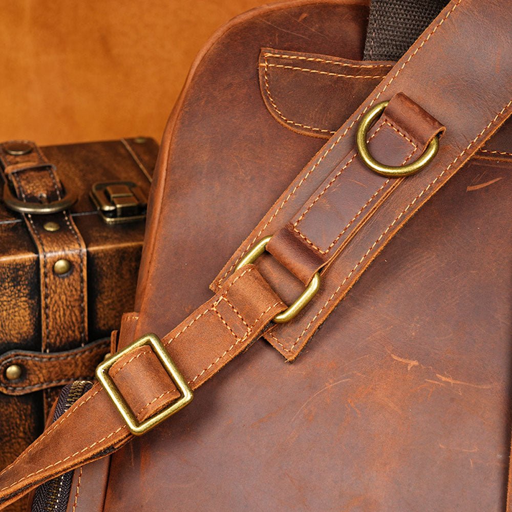 BreathCore Leather Backpack - Moderno Collections