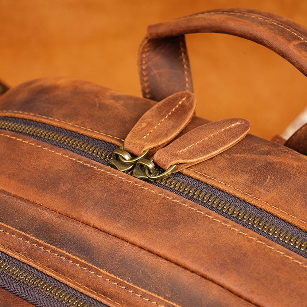 BreathCore Leather Backpack - Moderno Collections