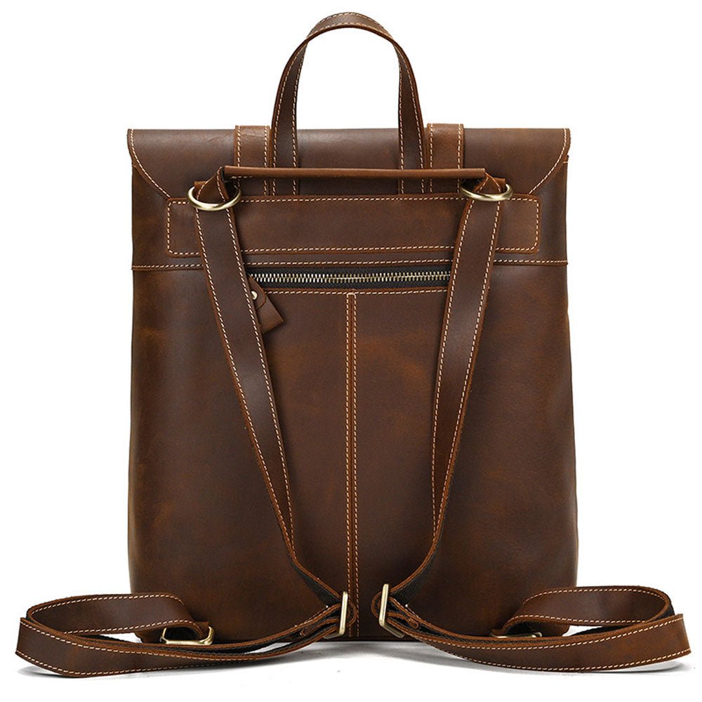 Brownstone Leather Backpack - Moderno Collections