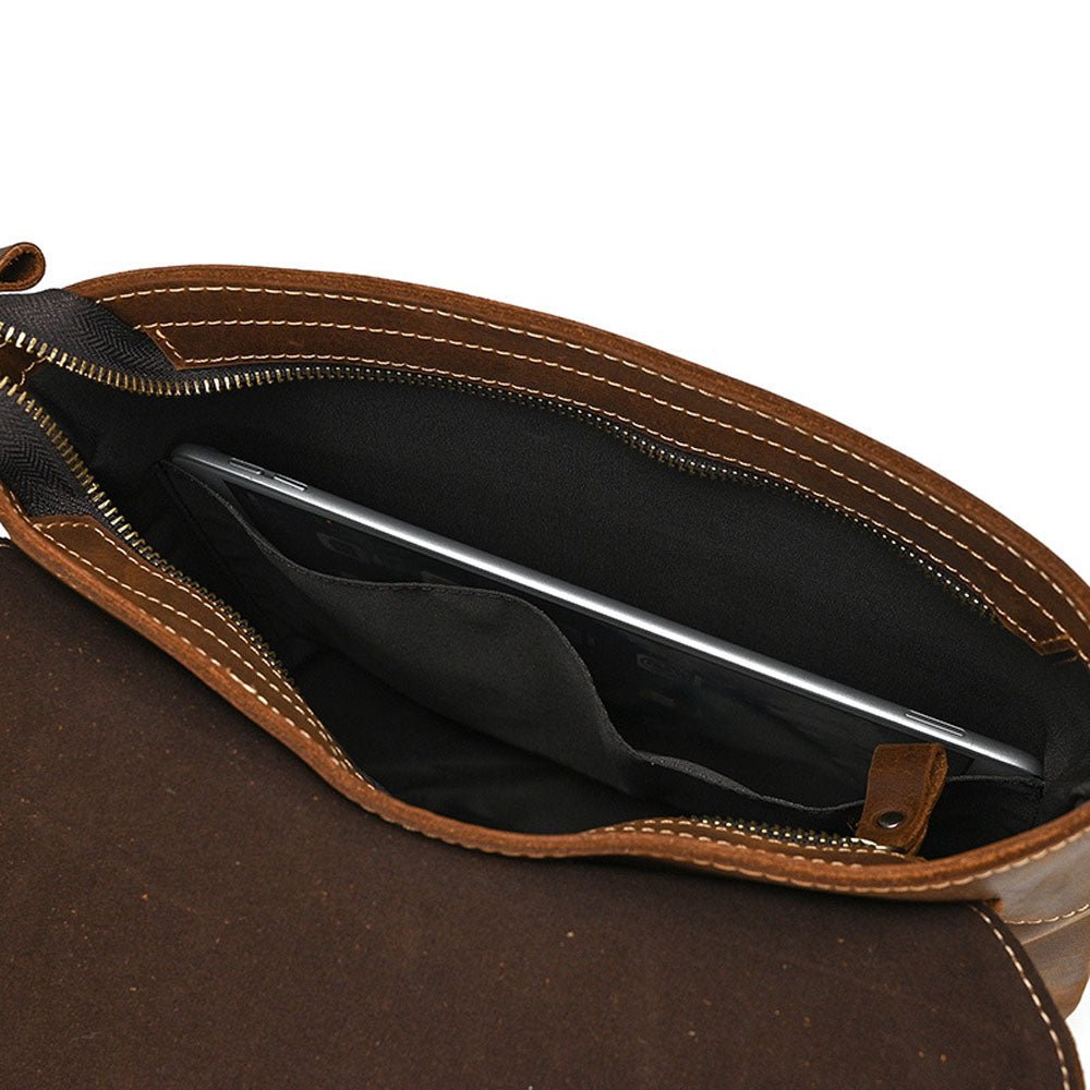 Brownstone Leather Backpack - Moderno Collections