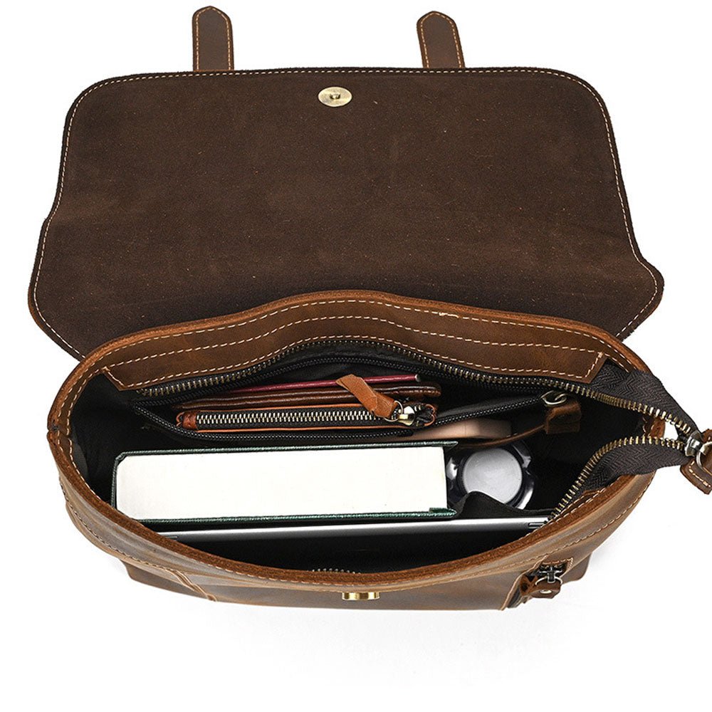 Brownstone Leather Backpack - Moderno Collections