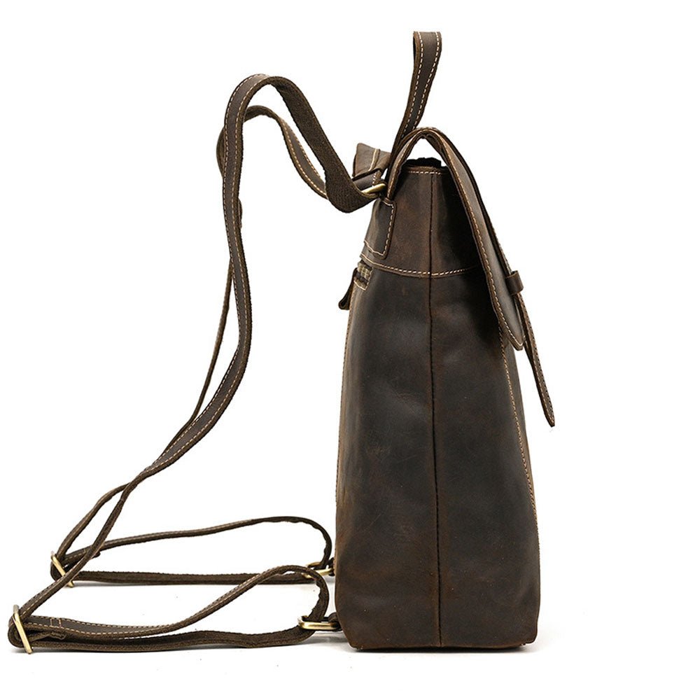 Brownstone Leather Backpack - Moderno Collections