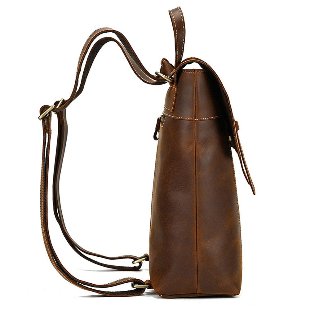 Brownstone Leather Backpack - Moderno Collections