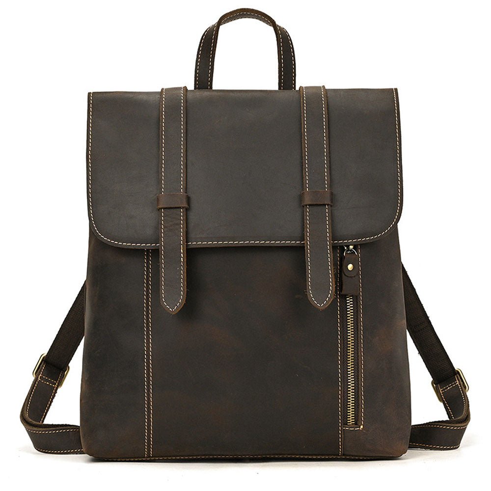 Brownstone Leather Backpack - Moderno Collections