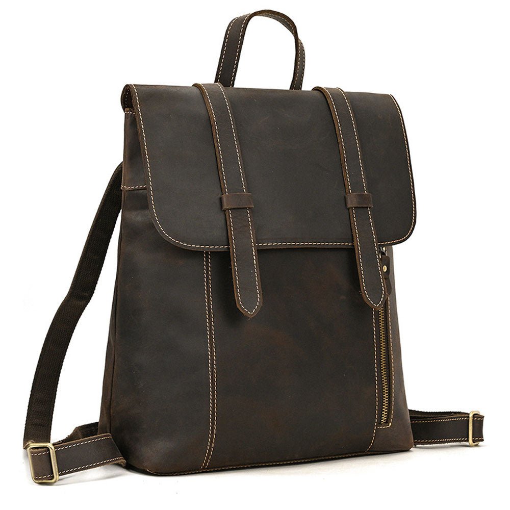 Brownstone Leather Backpack - Moderno Collections