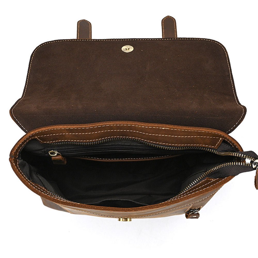 Brownstone Leather Backpack - Moderno Collections