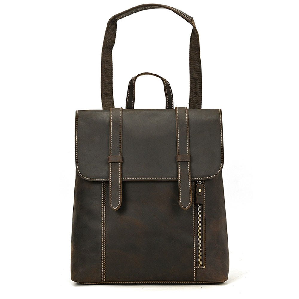 Brownstone Leather Backpack - Moderno Collections