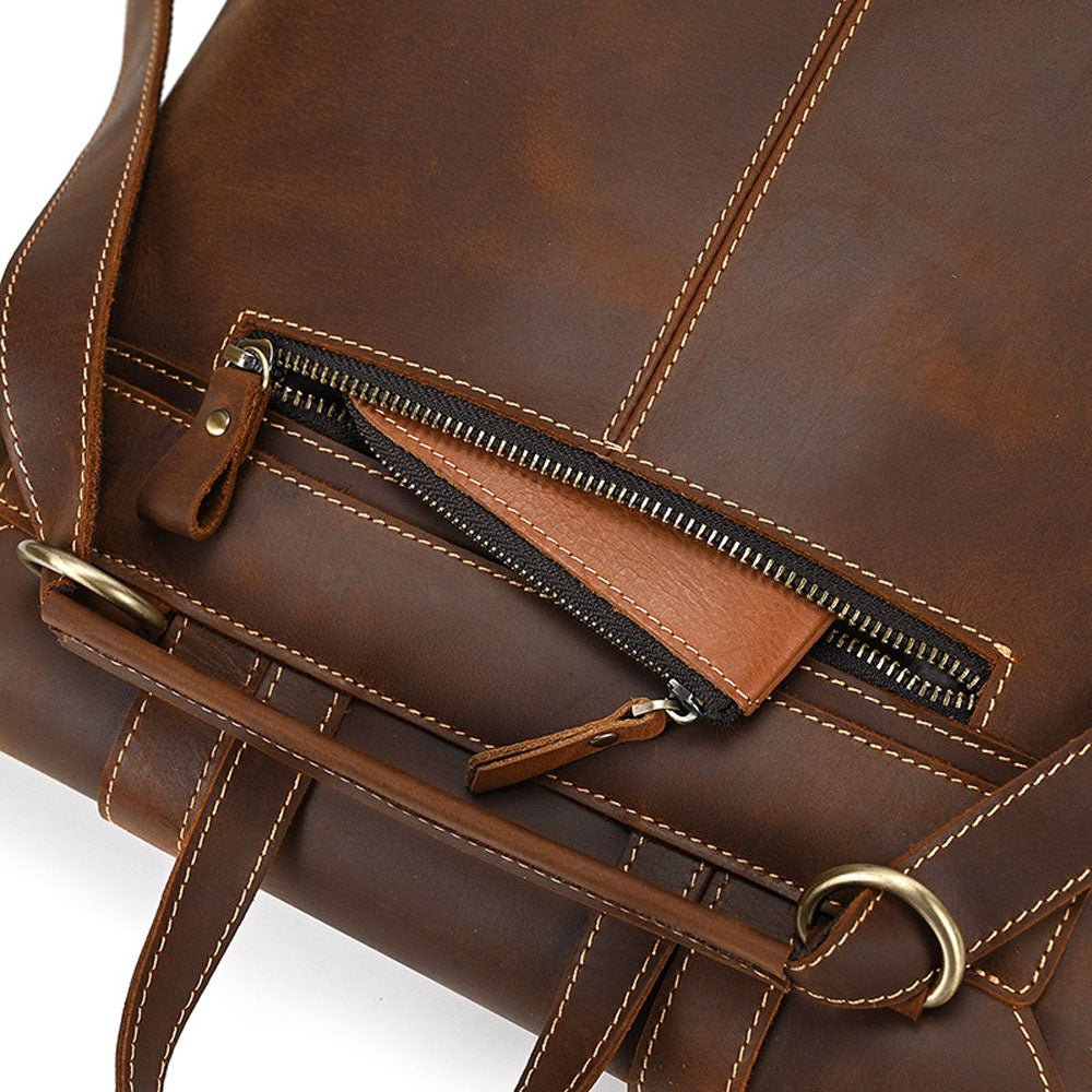 Brownstone Leather Backpack - Moderno Collections