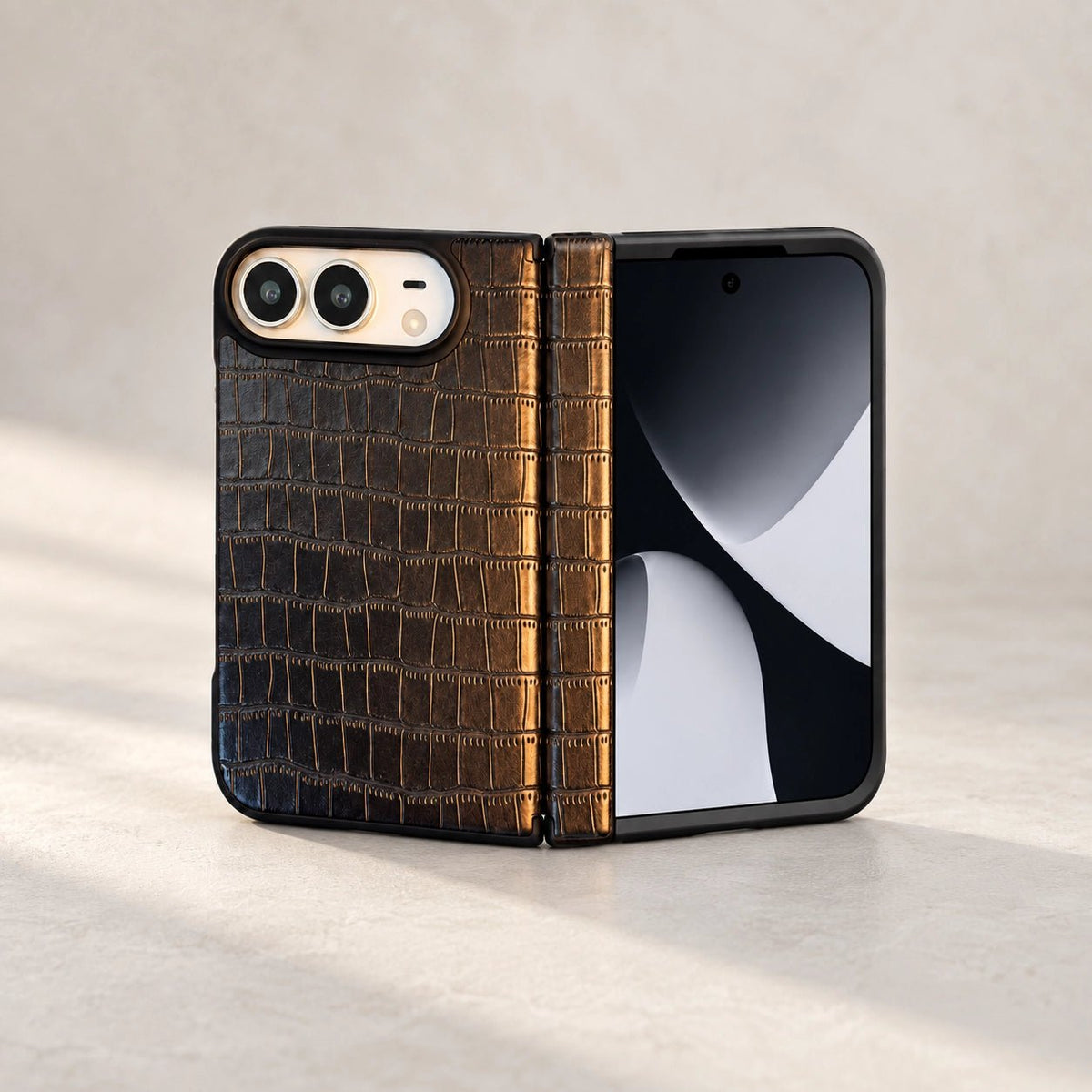 CodaCroc Magnetic Folding Case for iPhone Duo - Moderno Collections