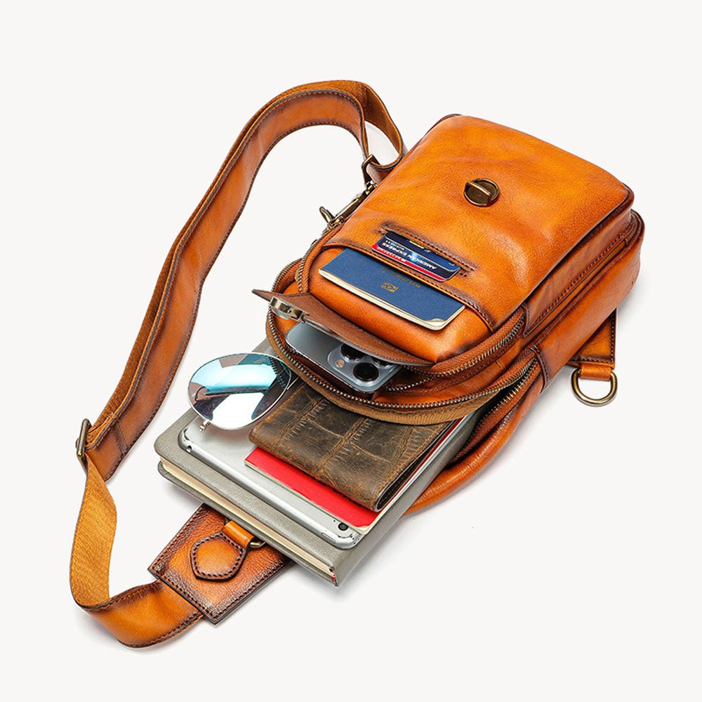 CrossPath Genuine Leather Bag - Moderno Collections