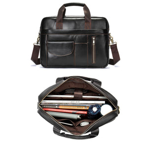 Thumbnail for CrossPath Leather Messenger Bag - Moderno Collections