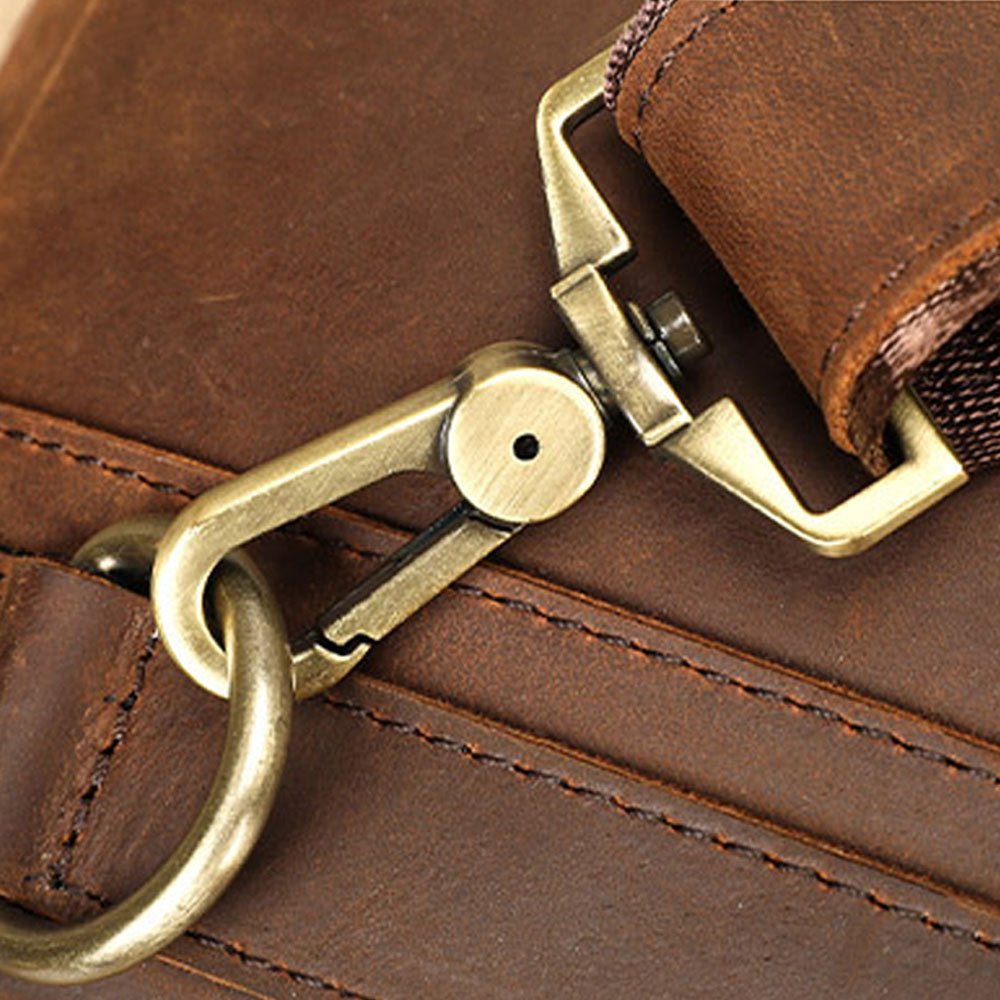 EchoCarry Leather Messenger Bag - Moderno Collections
