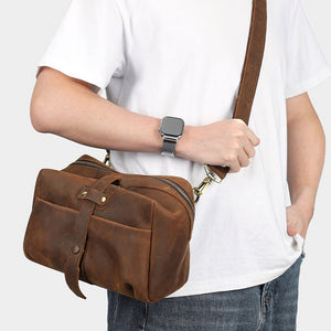 Thumbnail for EchoCarry Leather Messenger Bag - Moderno Collections
