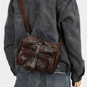 Thumbnail for EchoCarry Leather Messenger Bag - Moderno Collections