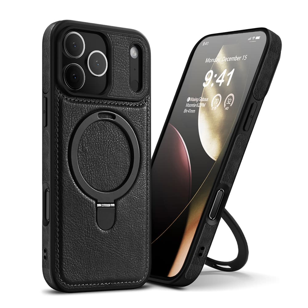 EvoGrip Leather MagSafe iPhone Case - Moderno Collections