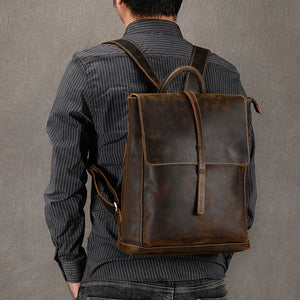Thumbnail for Ferro Leather Backpack - Moderno Collections