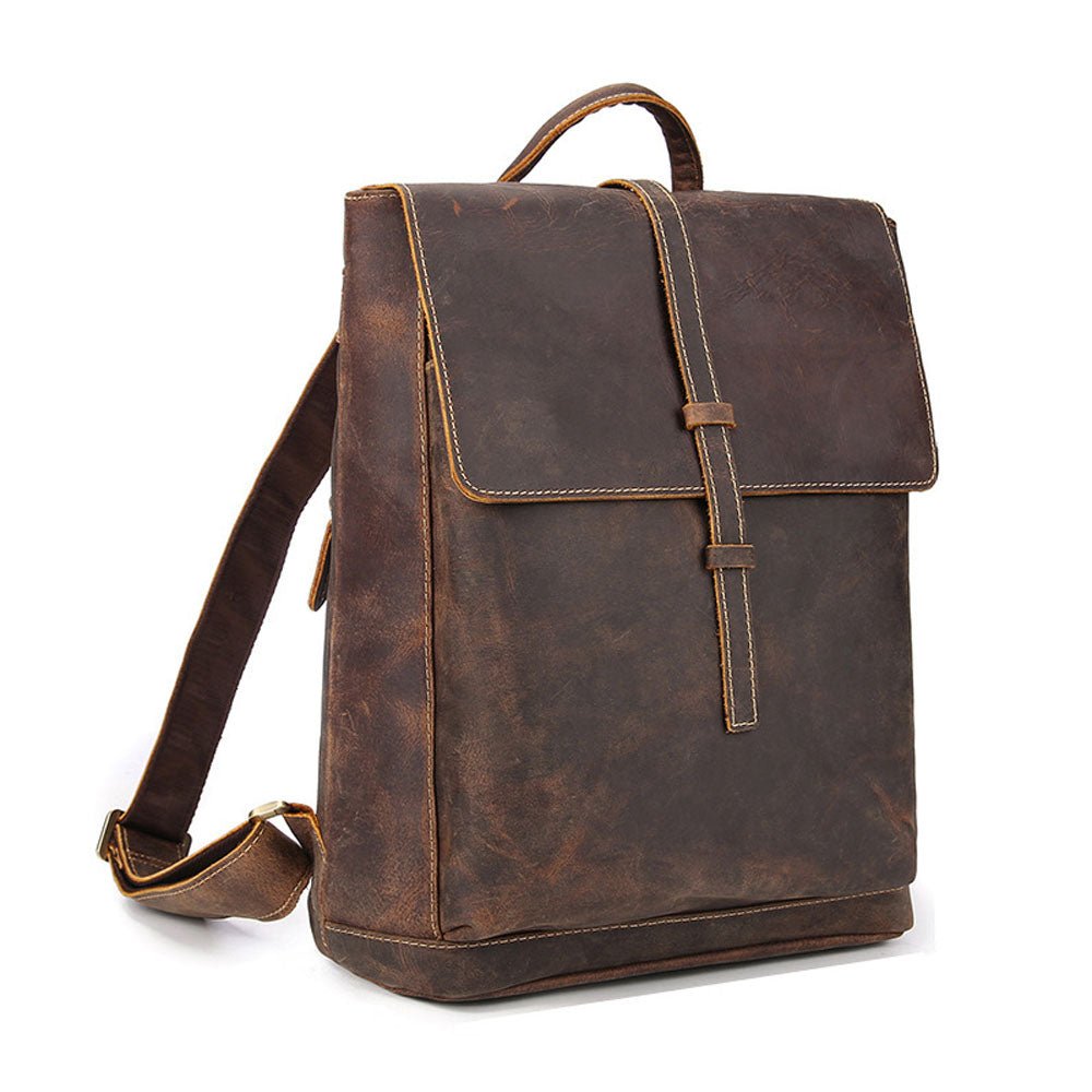 Ferro Leather Backpack - Moderno Collections
