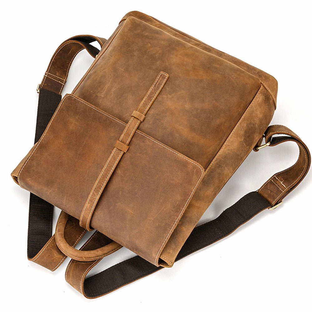 Ferro Leather Backpack - Moderno Collections