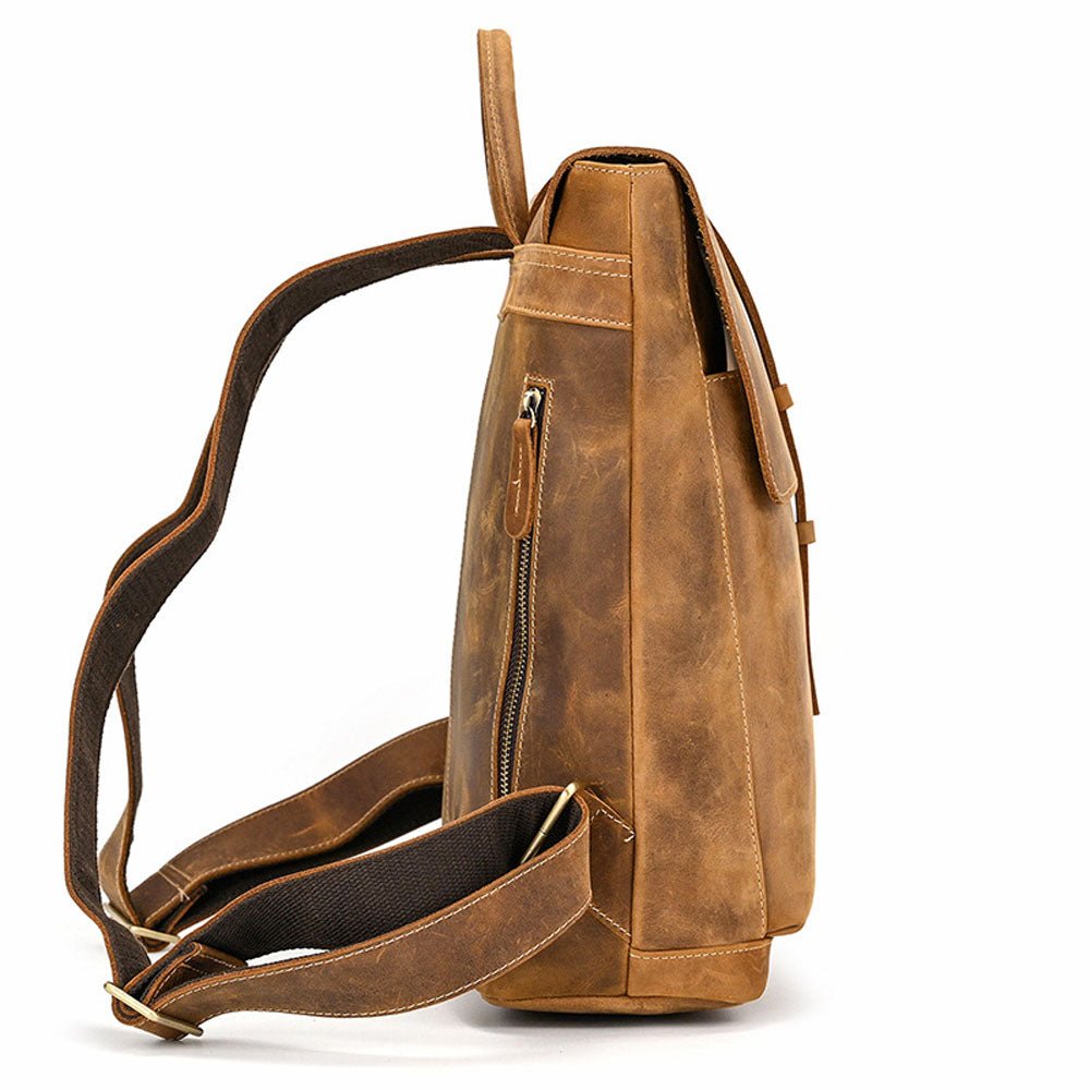 Ferro Leather Backpack - Moderno Collections