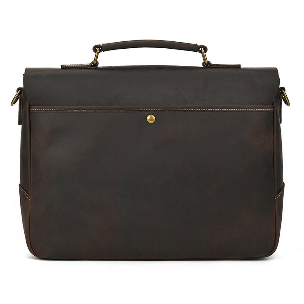 FluxVoid Leather Briefcase - Moderno Collections