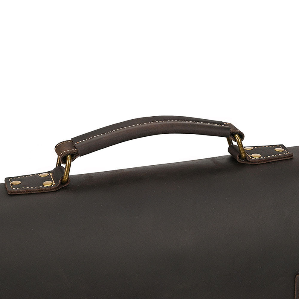 FluxVoid Leather Briefcase - Moderno Collections