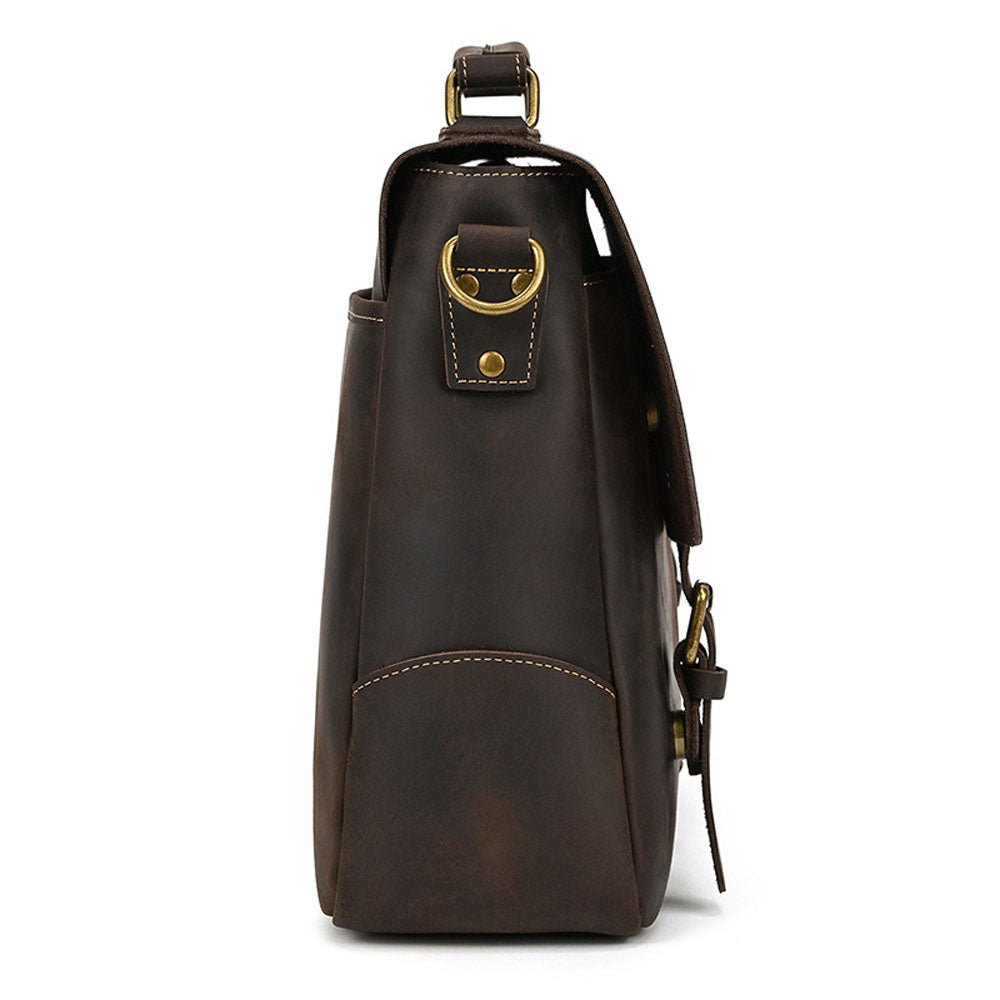 FluxVoid Leather Briefcase - Moderno Collections