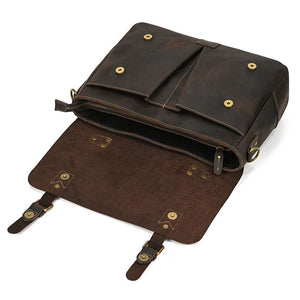 Thumbnail for FluxVoid Leather Briefcase - Moderno Collections