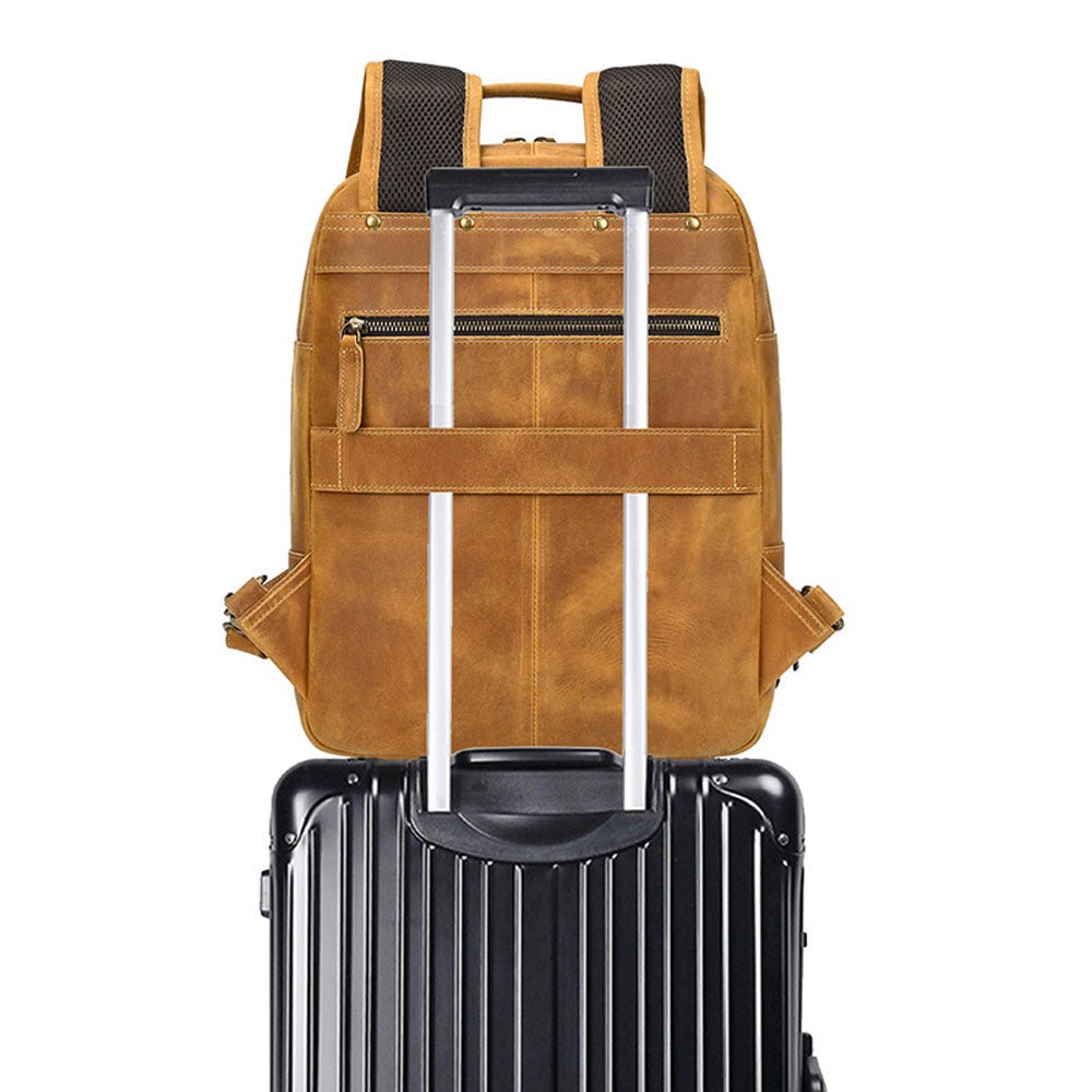 FrayedKnot Leather Travel Backpack - Moderno Collections