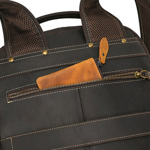 Thumbnail for FrayedKnot Leather Travel Backpack - Moderno Collections